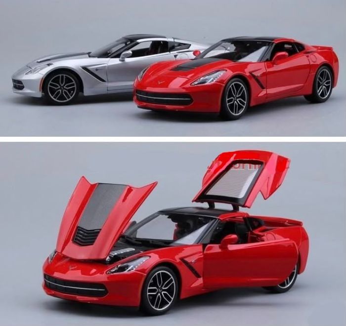 Модель автомобіля 2014 Corvette Stingray Z51 (Масштаб1:18) від Maisto