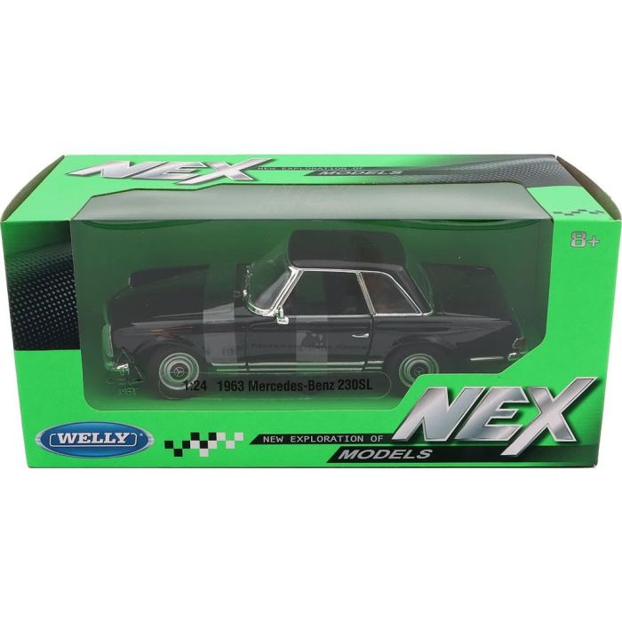 Масштабна модель автомобіля 1963 Mercedes-Benz 230SL (Pagoda) від Welly (1:24)