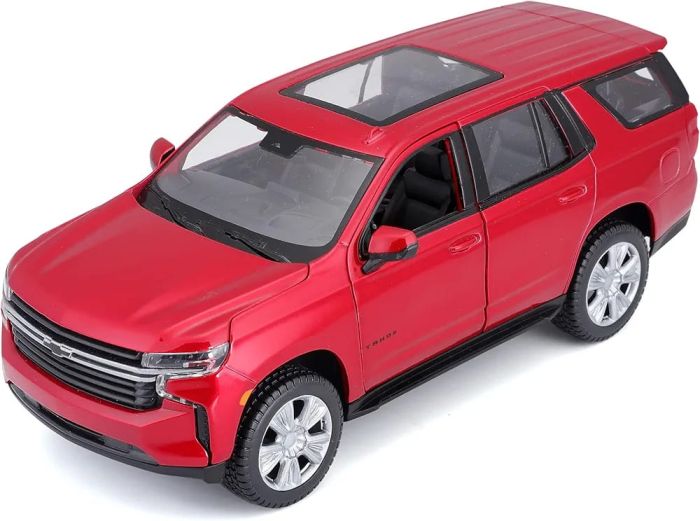Колекційна автомодель 2021 Chevrolet Tahoe RST (Maisto, масштаб 1:26) — червоний металік