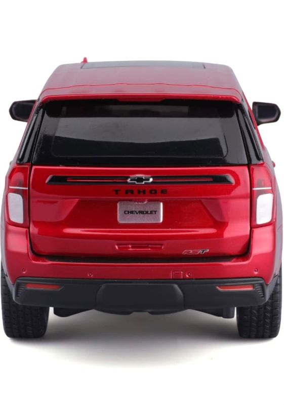 Колекційна автомодель 2021 Chevrolet Tahoe RST (Maisto, масштаб 1:26) — червоний металік