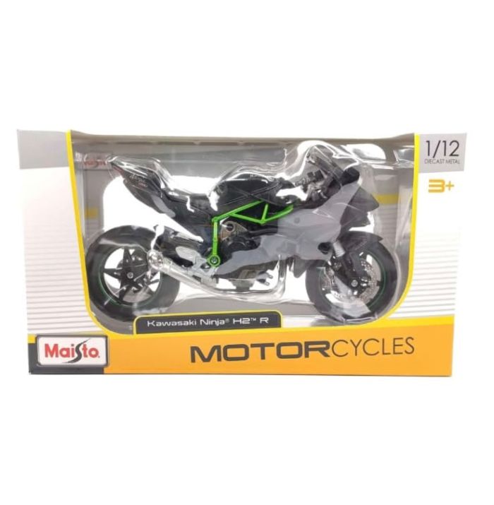 Колекційна масштабована модель мотоцикла Kawasaki Ninja H2 R (Maisto, 1:12)