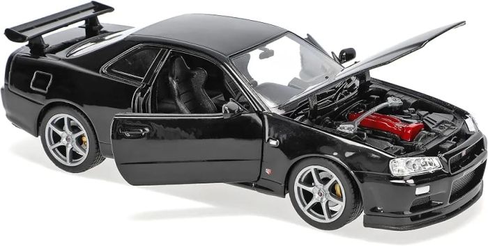 Колекційна масштабна модель Nissan Skyline GT-R (R34) — 1:24, Welly (NEX Models)