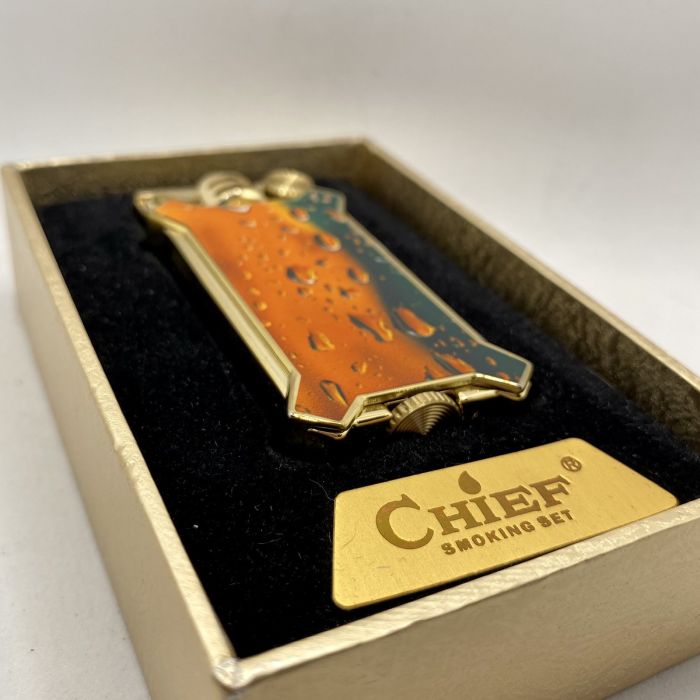 Бензинова запальничка Chief "Бурштинова Роса"