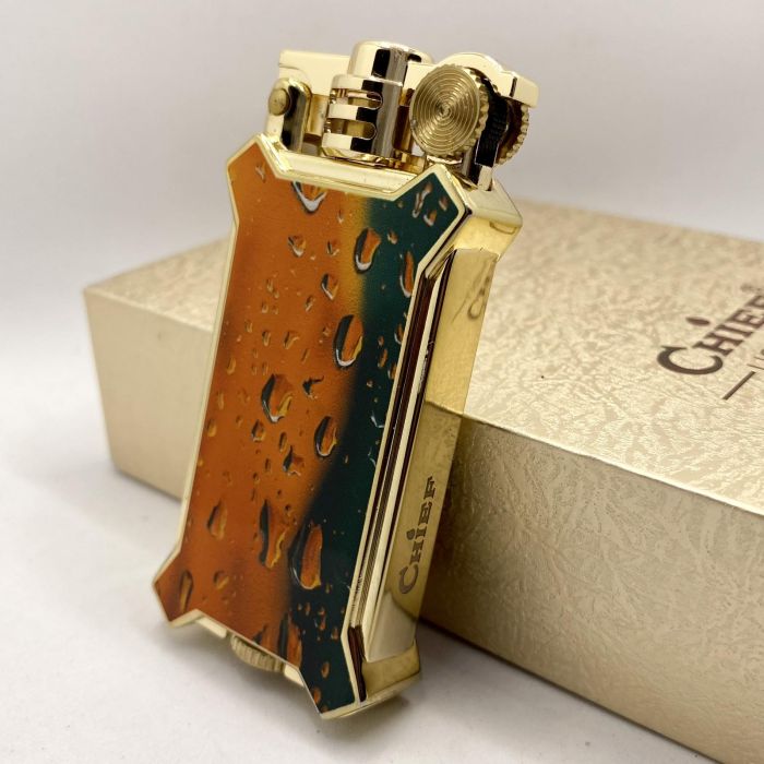 Бензинова запальничка Chief "Бурштинова Роса"