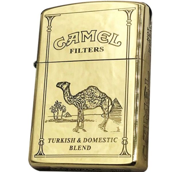 Бензинова запальничка Zorro "Золотий Верблюд" (Camel King)
