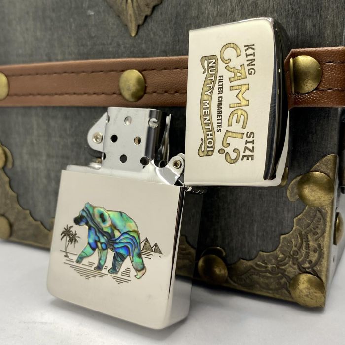 Бензинова запальничка Zorro "Camel Перламутр"