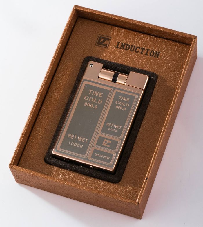 Газова Індукційна Запальничка  Золотий злиток