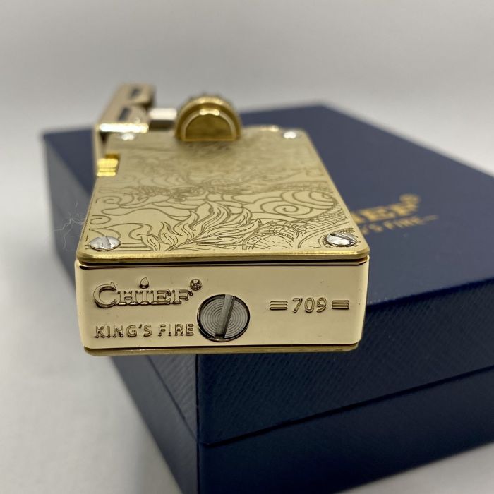 Запальничка бензинова Chief модель Золотий Дракон