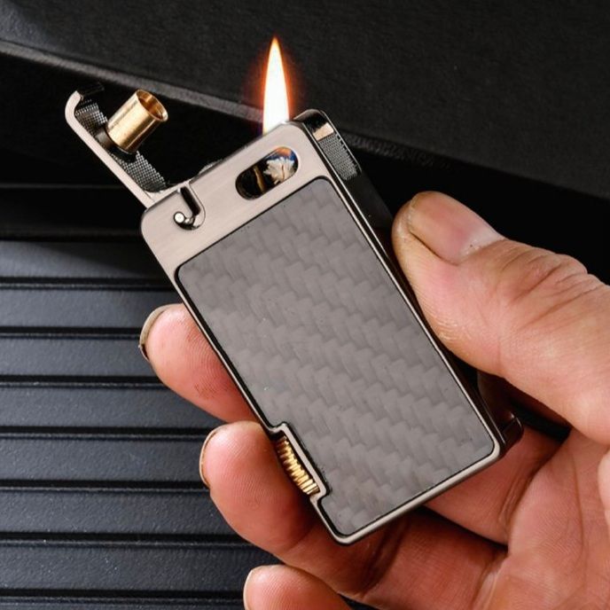 Запальничка  бензинова Chief High-Tech Carbon