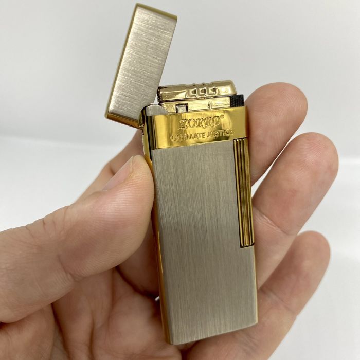 ZORRO Ultimate Justice Газова Запальничка Срібло/Золото