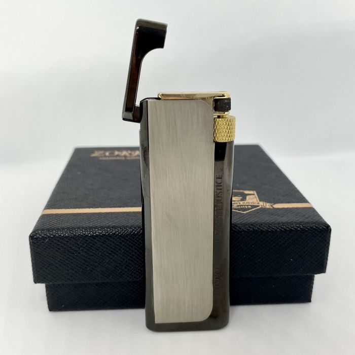 Запальничка Газова Zorro (Металік/Чорний) | Серія Ultimate Justice