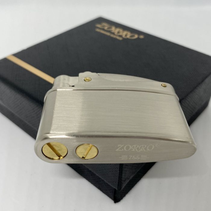 Бензинова Запальничка Zorro (Матовий Хром)