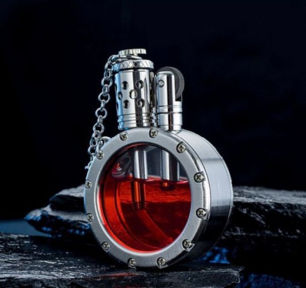 Вінтажна бензинова запальничка сріблястого кольору