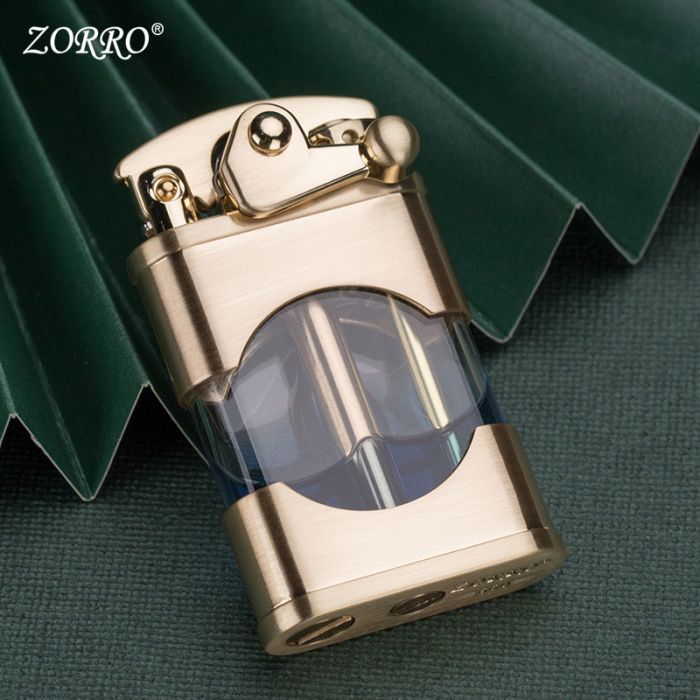 Запальничка  ZORRO в ретро стилі Gold