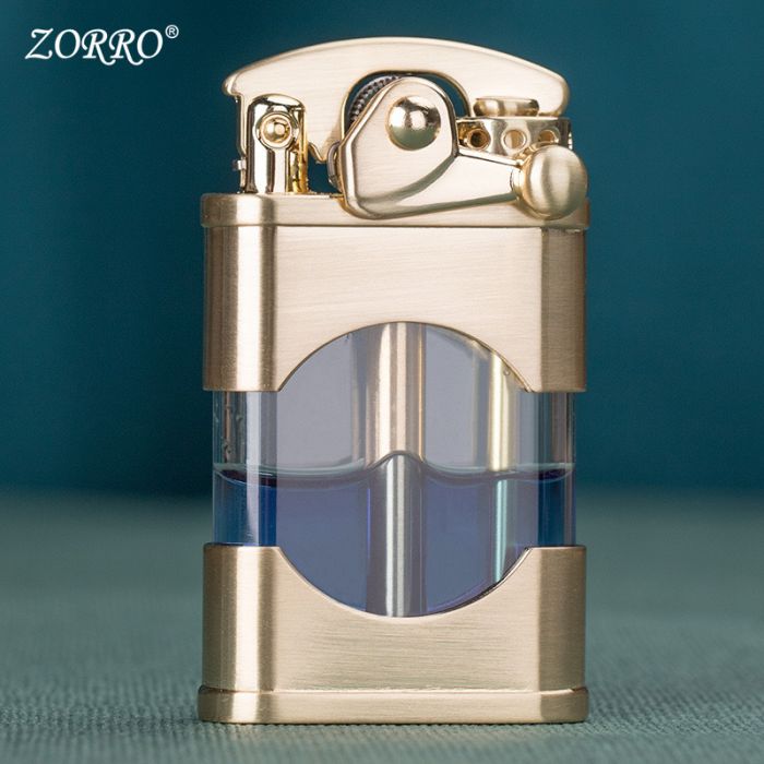 Запальничка  ZORRO в ретро стилі Gold