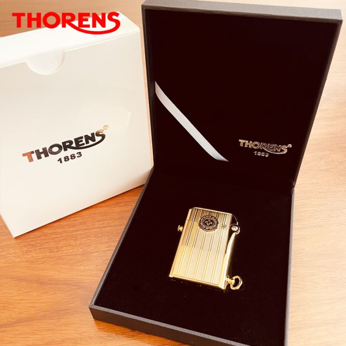 Вишукана бензинова запальничка Thorens срібна