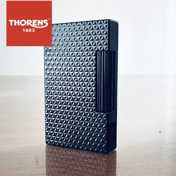 Вишукана газова запальничка Thorens у чорному кольорі