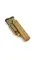 Бензинова запальничка "Сталева Класика" (латунь) золотиста