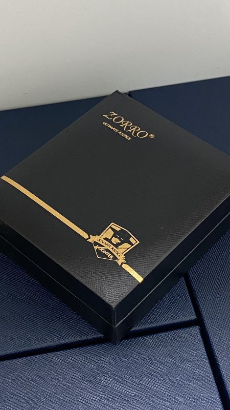 Запальничка бензинова ZORRO колір Silver